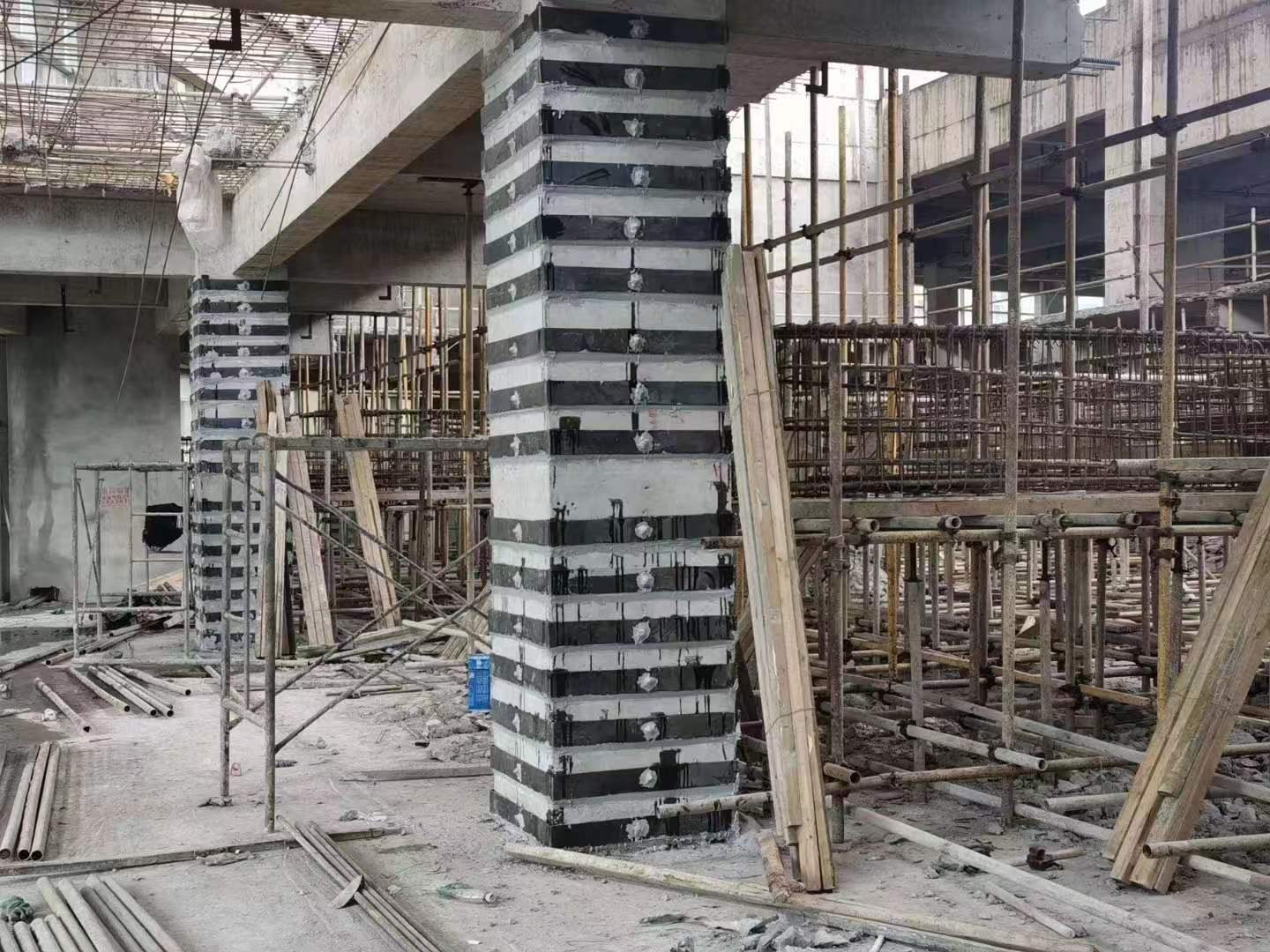 鄂尔多斯柱子包钢加固施工方案